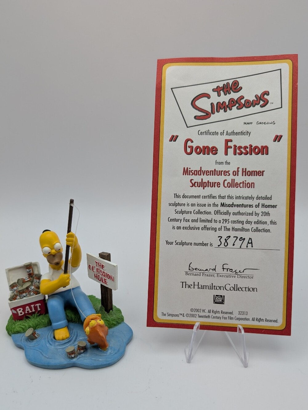 The Simpsons Hamilton Misadventures Of Homer Simpson 'Gone Fission' Sculpture 02